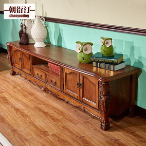 欧式实木电视柜1.3米