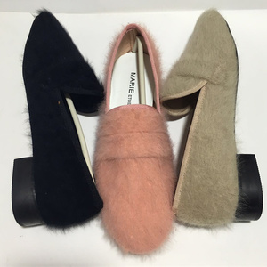 韩版女鞋春季新款毛毛