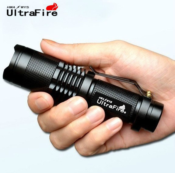 神火伸缩变焦充电强光手电筒军家用迷你小手电T6照明高亮户外袖珍