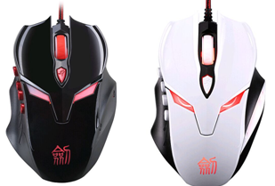 剑圣一族L1 自配加重铁WOW/LOL/CF机械电竞游戏有线可编程鼠标