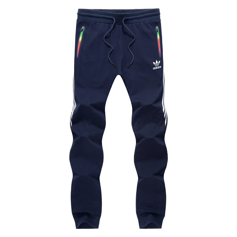 夏李宁纯棉运动长裤男小脚哈伦裤青年修身收口卫裤薄款长裤大码潮