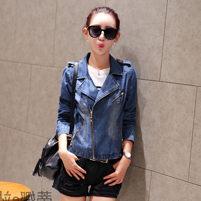 褂子女士冬衣外套2015新款韩版学生春秋时尚胖MM大号女长袖外套潮