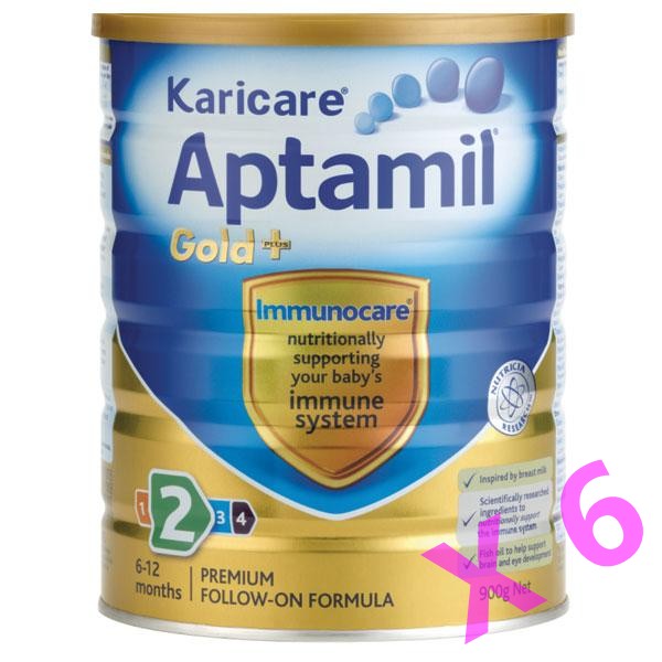 Karicare  Aptamil Gold+ 2 段 [整箱6罐]