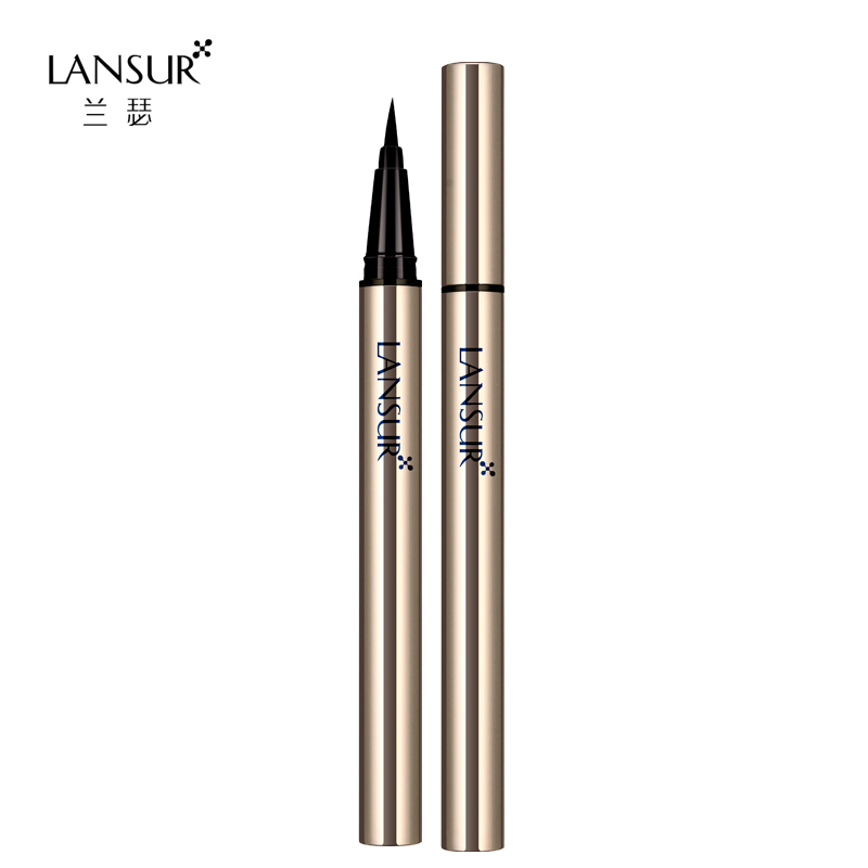 兰瑟眼线笔致黑快干持久媚眼水笔极细防水流畅不晕染 专柜正品