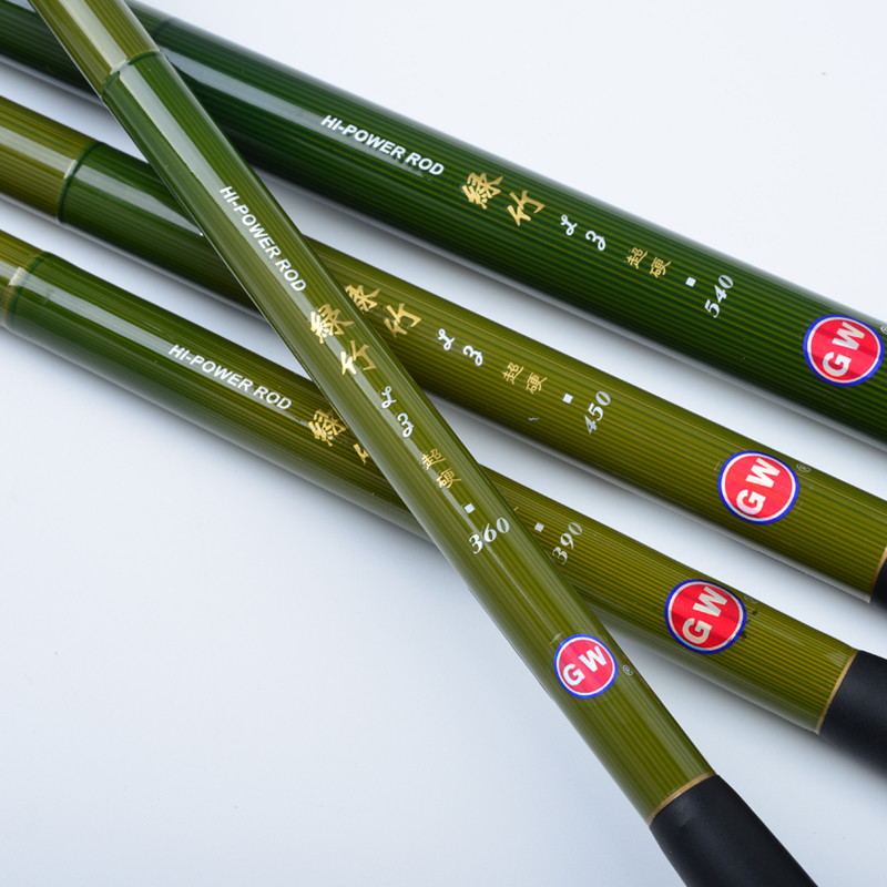 正品光威 绿竹3.6/3.9/4.5/5.4米超轻细硬调短节手杆溪流鱼竿碳素