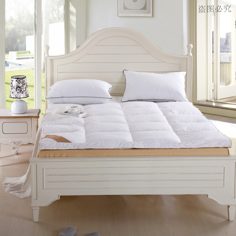 优家罗莱羽绒床垫加厚10cm垫被可折叠榻榻米1.8m学生双人床褥子