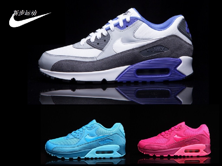 耐克男鞋NIKE AIR MAX90女鞋秋冬季气垫增高跑步鞋休闲运动鞋
