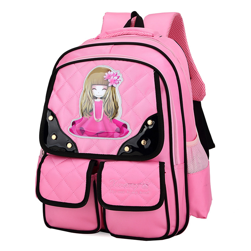 花姑娘韩国新款书包小学生公主女孩女童女生1-3年级4-6可爱减负花