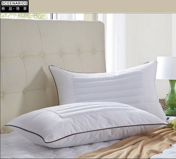 包邮酒店记忆棉荞麦皮枕头枕芯护颈成人特价一对家用学生宿舍单人