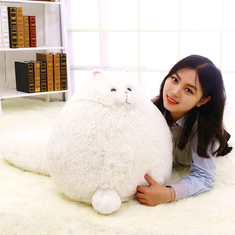 可爱仿真波斯猫公仔毛绒玩具仿真猫咪抱枕布娃娃玩偶大号大尾巴猫