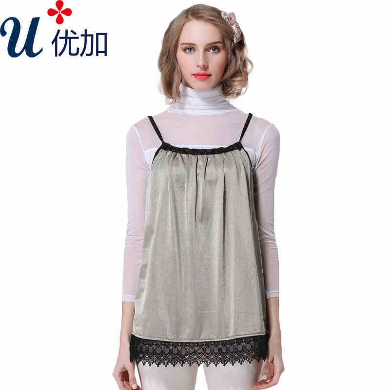 优加100%银纤维防辐射吊带 孕妇防辐射服 银纤维吊带 包邮1540