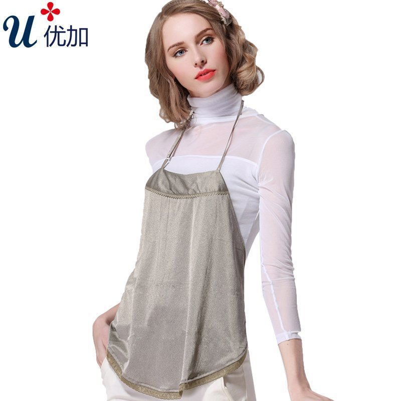 优加防辐射服孕妇装防辐射肚兜内穿正品银纤维防辐射服电脑春夏款