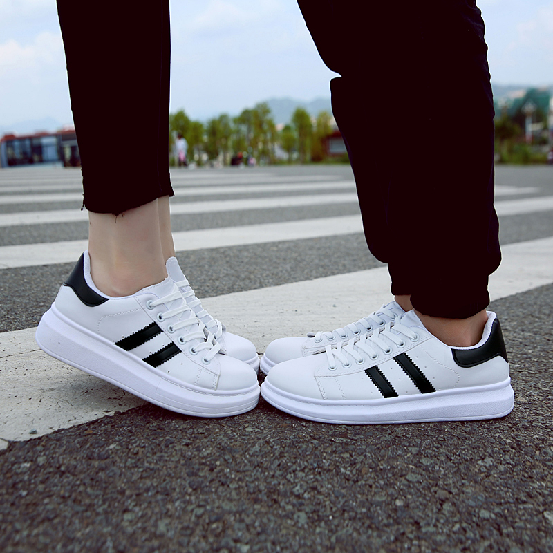 2016新春夏季麦昆男鞋韩版男士休闲鞋子百搭小白鞋板鞋情侣鞋潮鞋