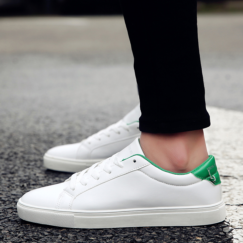 2016夏季男士乐福鞋韩版麦昆小白鞋男套脚懒人鞋透气板鞋休闲潮鞋