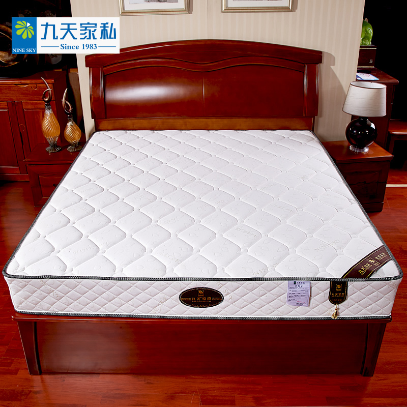 九天家私1.2 1.5 1.8米天然乳胶床垫独袋弹簧床垫席梦思椰棕床垫