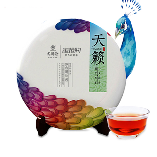 【淘抢购定制】熟茶饼 云南陈年普洱茶熟茶叶 七子饼茶357g 免邮