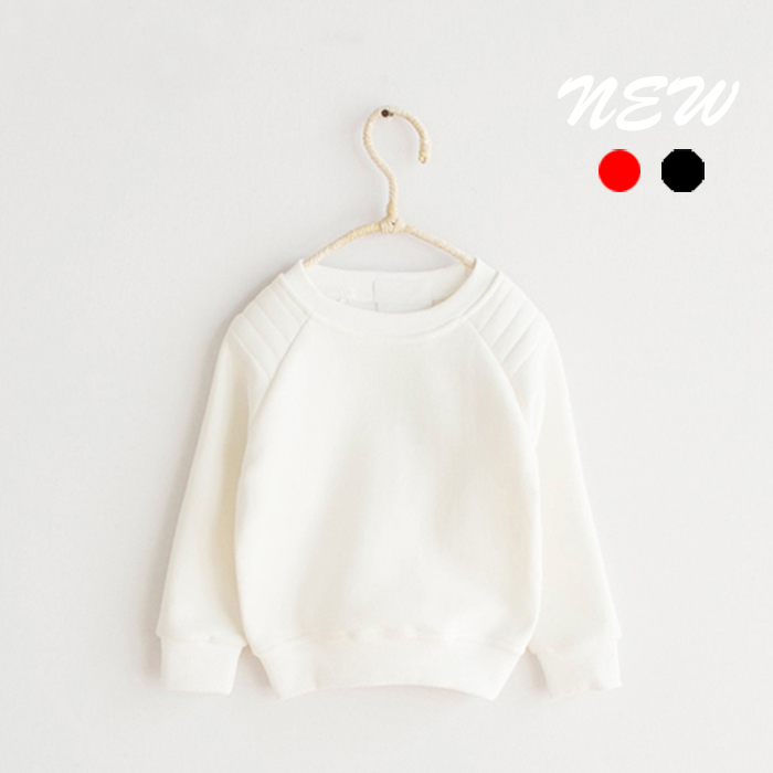 儿童男童女童童装春秋纯棉宝宝套头卫衣白色加绒加厚卫衣上衣包邮