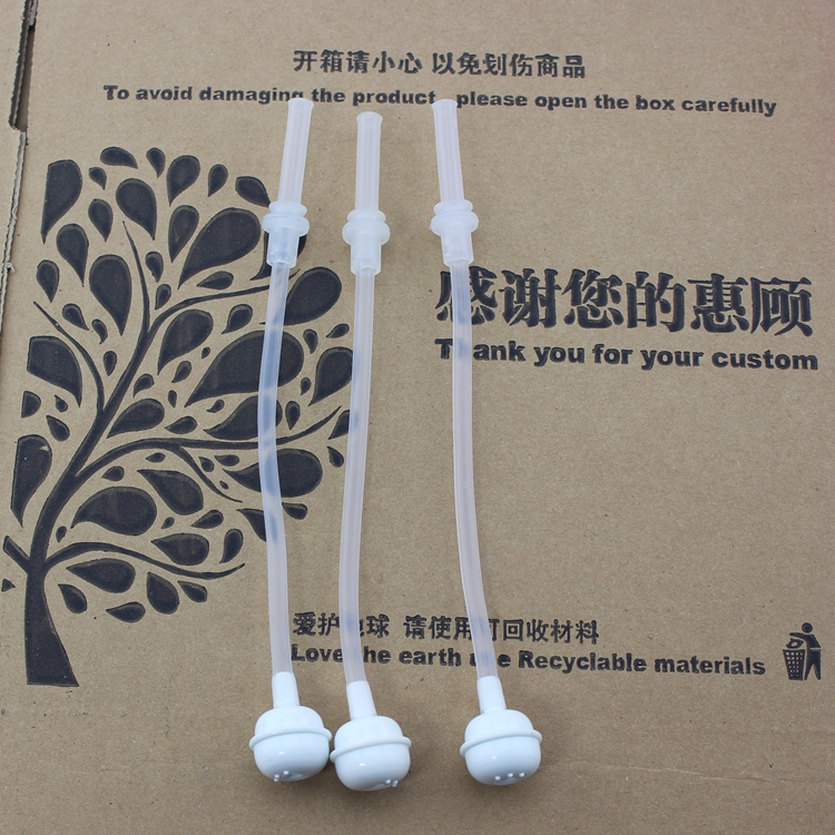 美国zoli吸管杯儿童防漏吸管杯宝宝学饮杯重力球替换吸管配件