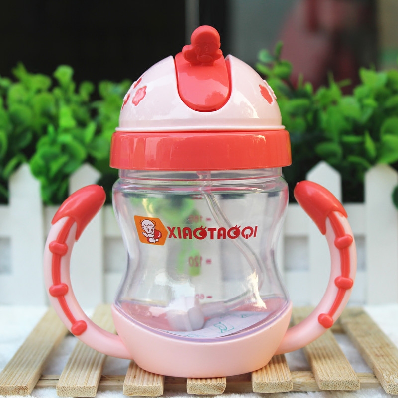 宝宝水杯儿童吸管杯带手柄防漏水杯幼儿喝水饮水杯水瓶婴儿学饮杯