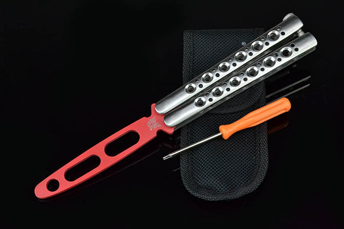 美国蝴蝶刀 训练刀 甩刀练习工具 蝴蝶—BM62T甩刀未开刃