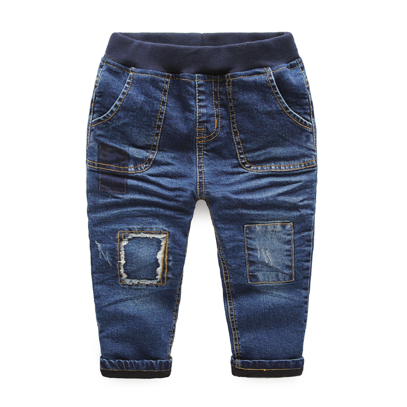 男童冬季牛仔裤 儿童加绒裤子童装冬装2015新款长裤 宝宝加厚绒裤