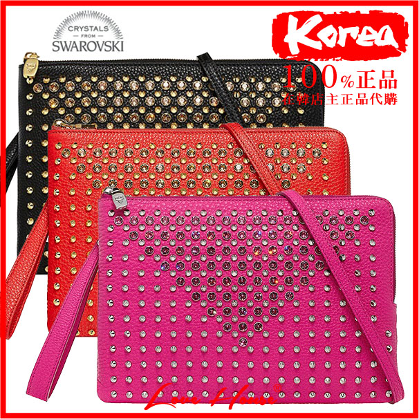 正品代购MCM施华洛世奇STARK SPECIAL镶钻中号手拿包斜跨15款