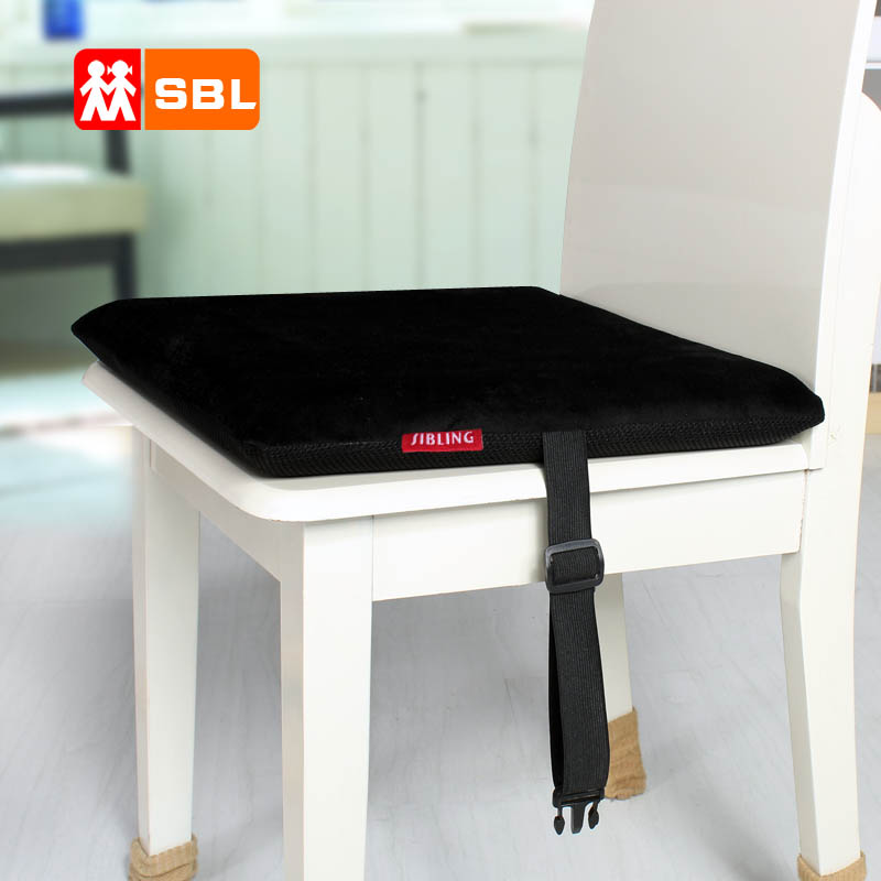 绑带办公室健康美臀慢回弹加厚记忆棉座垫椅子坐垫餐椅垫冬夏