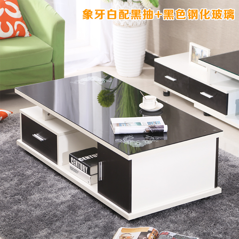特价包邮 茶几简约现代钢化玻璃茶几 客厅小户型茶几电视柜组合
