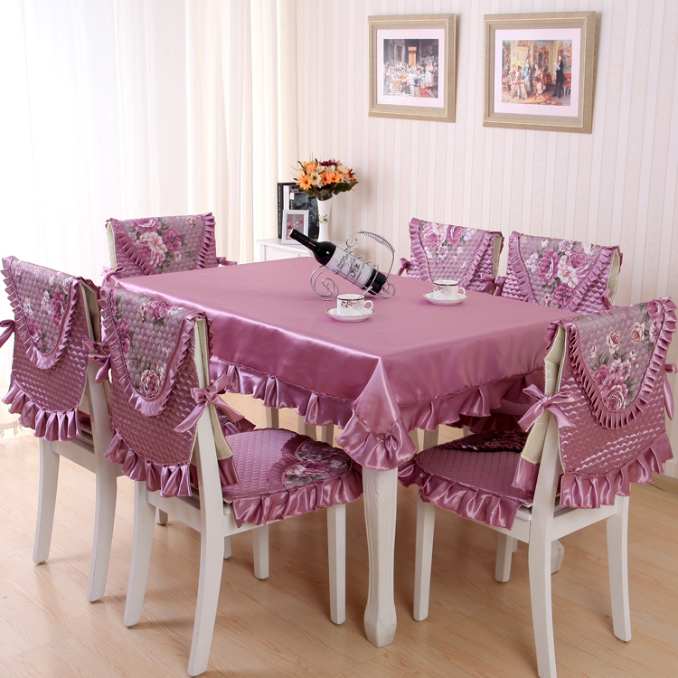 欧式高档餐桌布长方形桌布餐椅套坐垫椅垫套装椅子套餐椅套特价