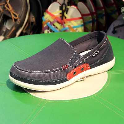 卡洛驰Crocs男鞋帆布轻便休闲鞋正品代购秋款透气风尚沃尔卢14392