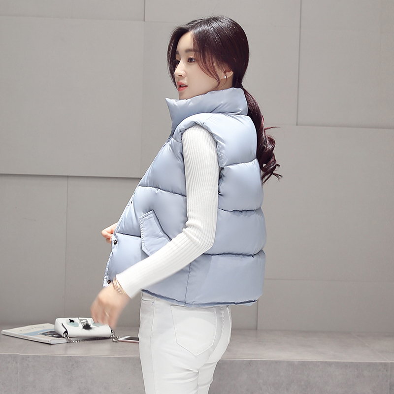 2016秋冬新款棉马甲女短款款韩版休闲棉衣马夹时尚背心外套潮