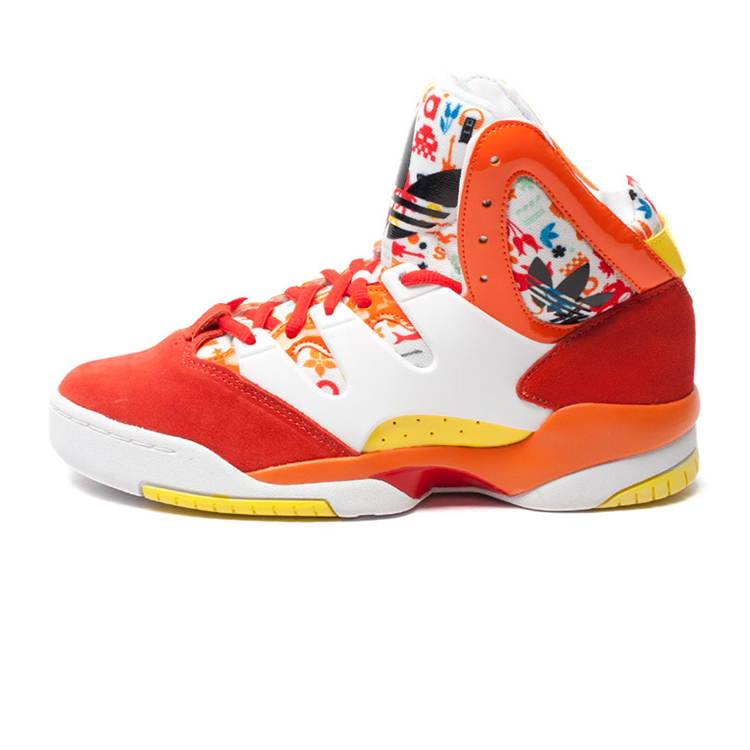 adidas阿迪达斯三叶草女鞋 正品运动休闲鞋高帮板鞋大鞋舌B34046