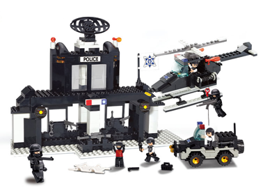 ay兼容乐高军事城市积木男孩益智玩具飞机战车航母模型