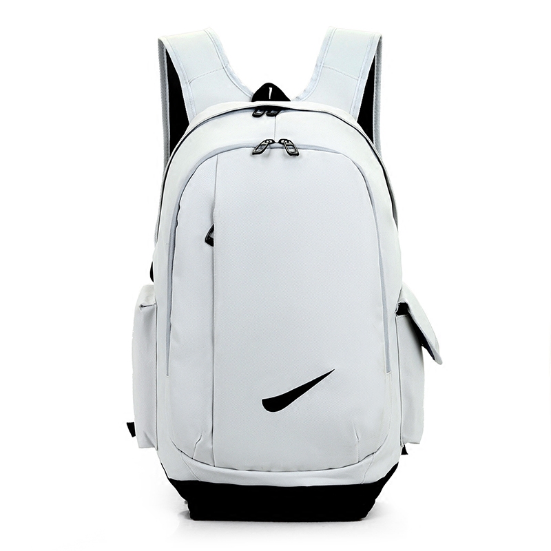 日韩书包女大高中学生校园帆布背包时尚潮流青年运动男双肩包简约