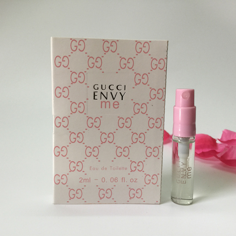 Gucci古奇ENVYme粉红色妒忌我嫉妒我女士淡香水试用装小样2ml甜美
