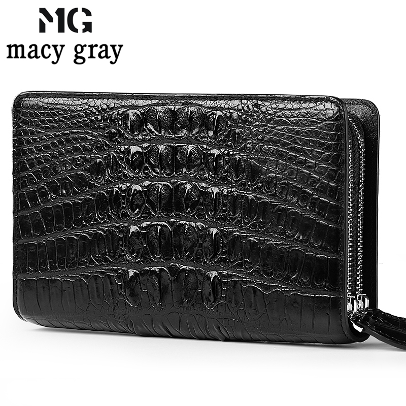 外交金官猴威花花豹公子2016男士拉链手包手拿包男包/OL鳄鱼皮