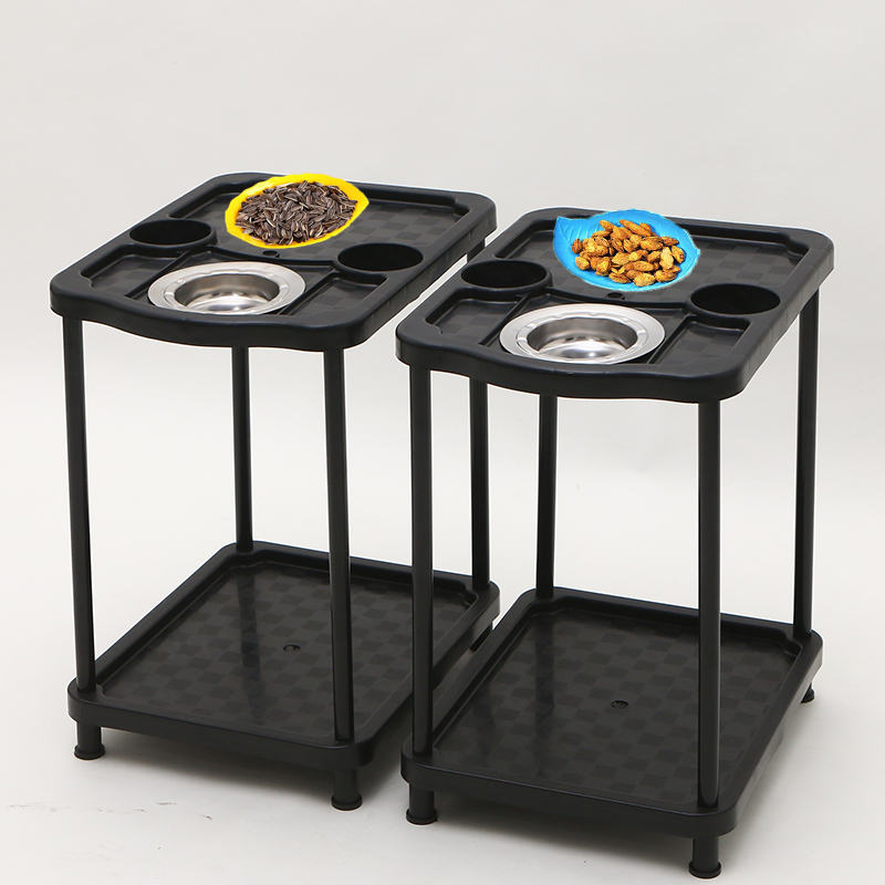 麻将桌茶几全自动麻将机茶几高档塑料茶几烟灰缸棋牌室麻将机配件