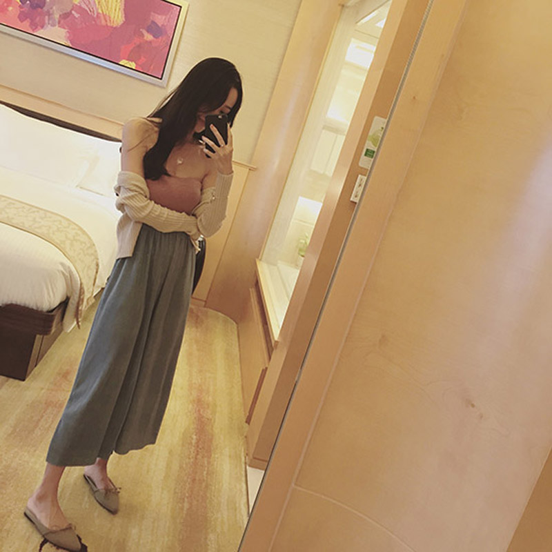 艾加薄款针织衫女短款外搭毛衣小开衫晚晚同款空调衫夏季披肩外套