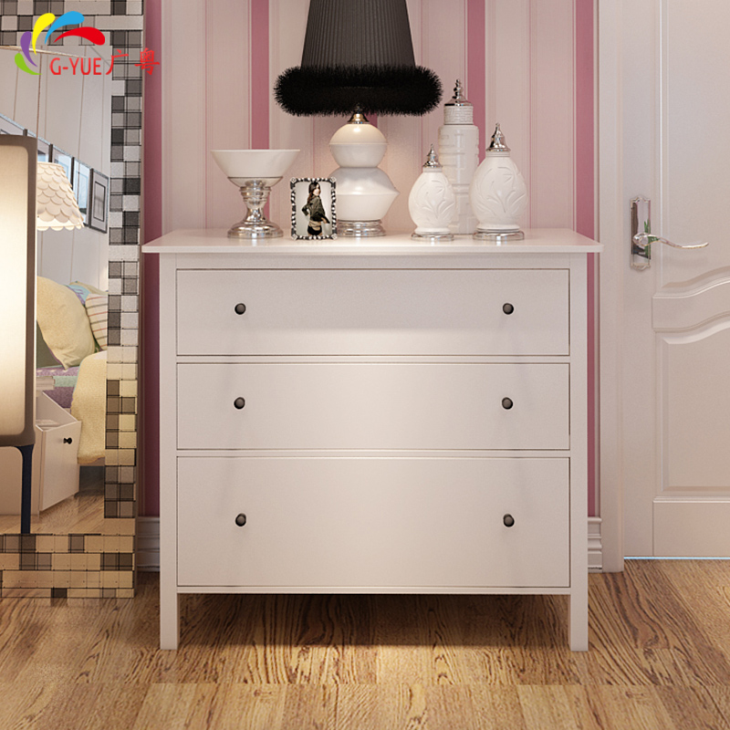 广粤 现代简约欧式收纳斗柜储藏衣柜五斗柜三斗柜四斗柜抽屉柜