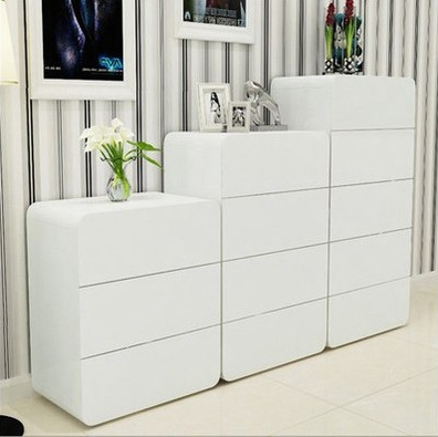 五斗柜现代简约白色 抽屉柜子储物柜客厅卧室四斗橱三斗柜烤漆
