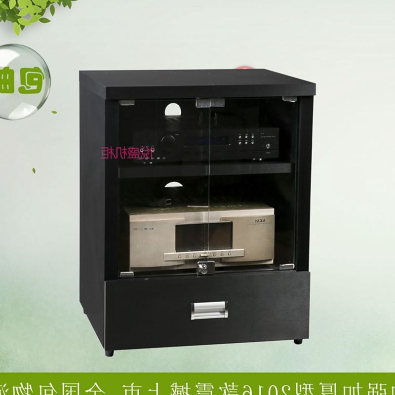悦盛功放机柜木质带玻璃门功放机架专业音响影院KTV设备器材柜子