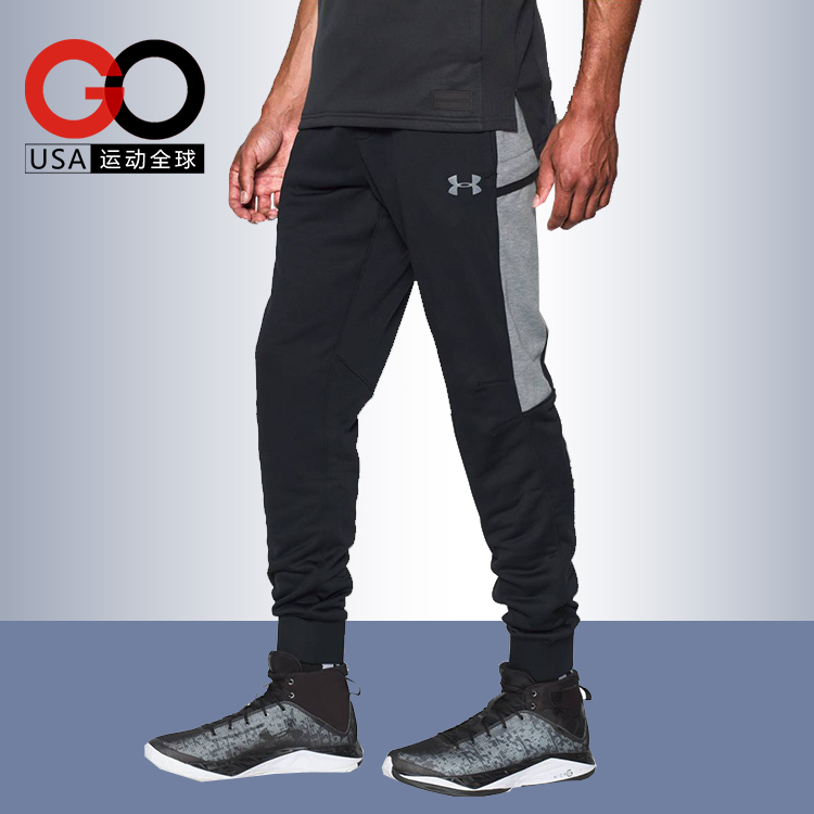 UA Pursuit Cargo安德玛男秋冬保暖运动抓绒卫裤速干慢跑裤锥形裤