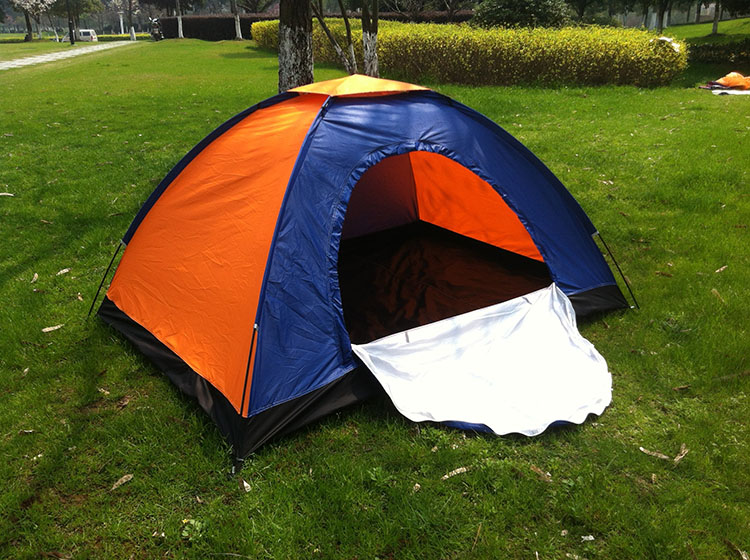 包邮 野外2-3-4人帐篷户外双人 露营野营儿童单人休闲帐防紫外线