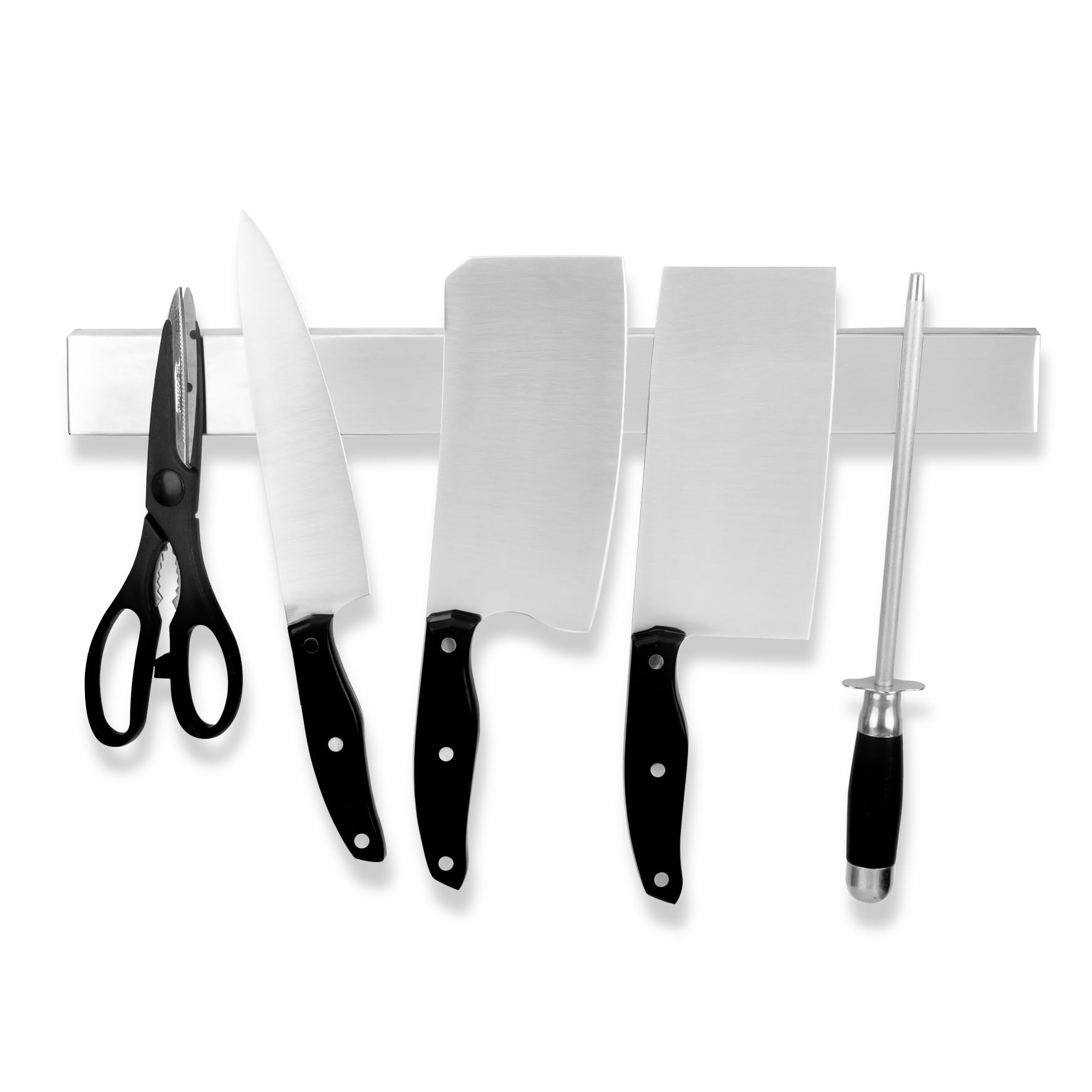 包邮全不锈钢磁力刀架磁吸壁挂式厨具挂架厨房用品磁性刀架吸刀棒