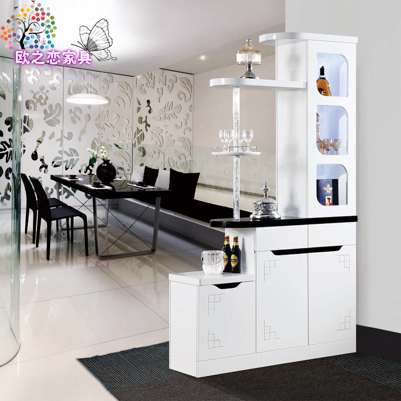 简约现代玄关柜客厅jrs视频直播_JRS体育直播_jrs直播是什么意思屏风门厅间厅柜烤漆双面隔断柜隔厅架酒柜