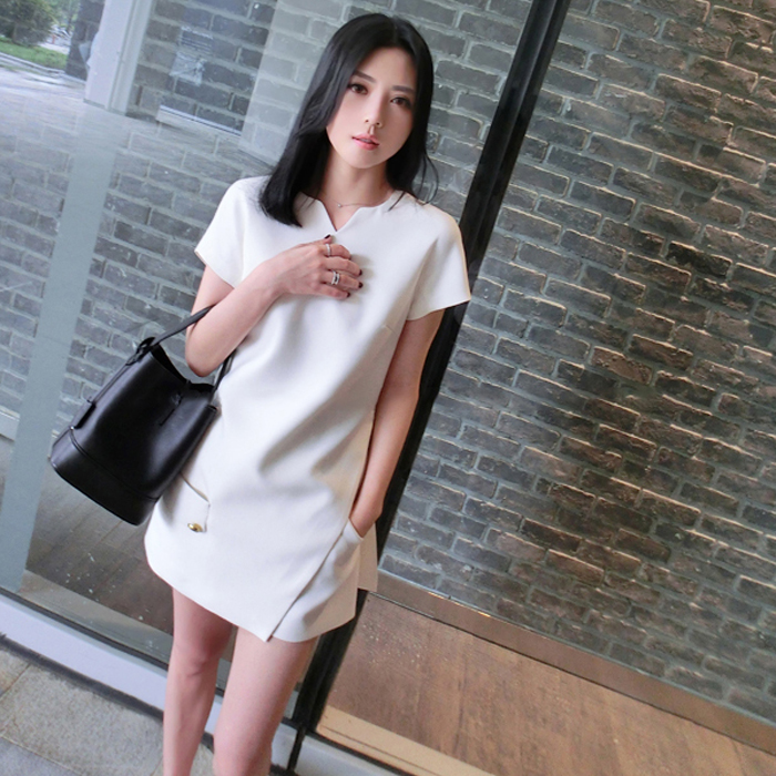 2016夏季新款欧洲站名媛气质小香风修身套装短袖短裤时尚两件套女