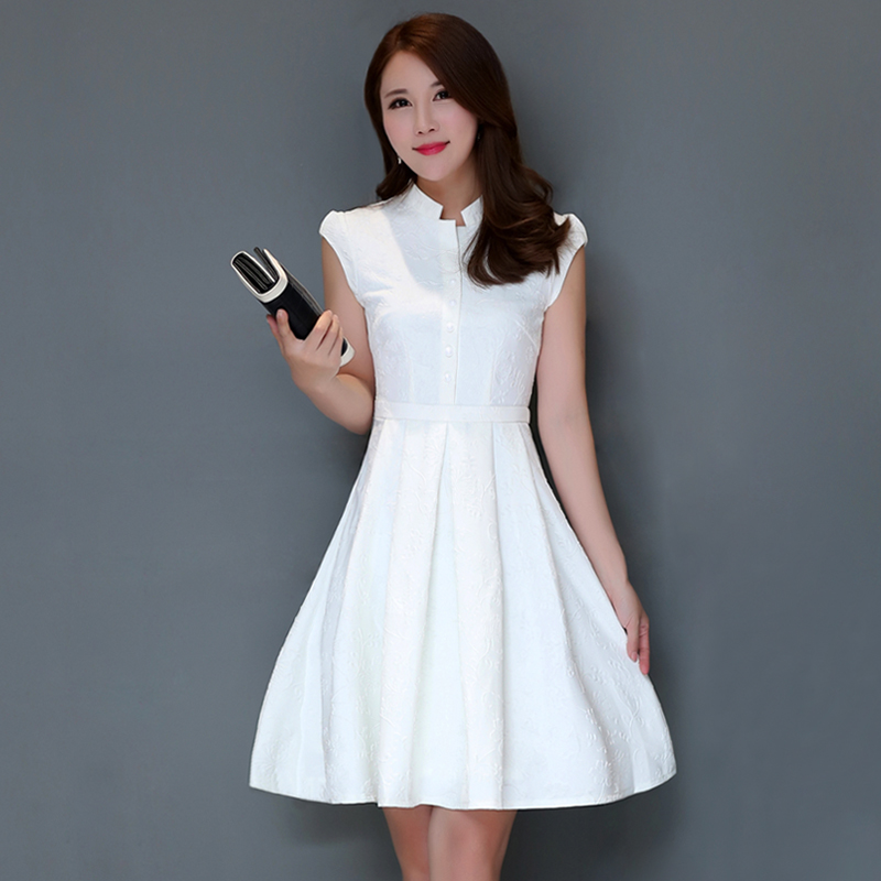 夏天裙子女长袖秋冬韩版潮女装甜美连衣裙女娃娃裙雪纺打底蛋糕裙