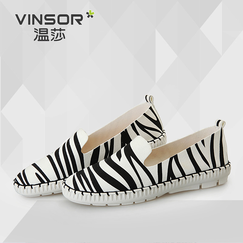 温莎 2016年春季新品舒适百搭时尚透气休闲女鞋VA46B150