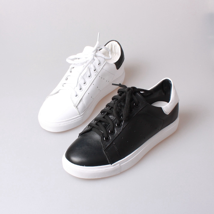 韩版潮2016希希尼春秋季真皮平底系带运动休闲小白板鞋单女特价