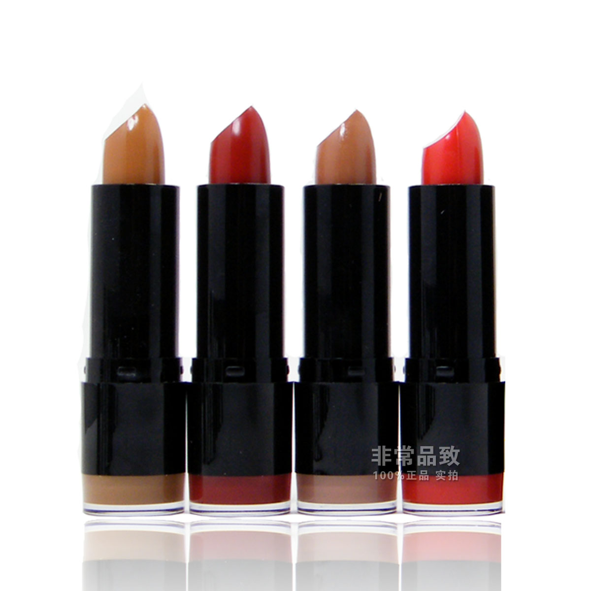 正品 美国NYX 圆管唇膏口红保湿滋润 裸色粉色橘色复古大红橙色